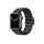 სმარტ საათის სამაჯური TVC Apple Watch Series 10 42mm / 9 8 7 41mm / SE (2023) SE (2022) SE 6 5 4 40mm / 3 2 1 38mm Watch Band Braided Nylon Strap - W-Shape Black+Green