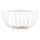 ხილის თასი Ardesto Basket Midori 25х25х13cm, metal, wood, white, 4 image