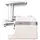 ხორცსაკეპი მანქანა Ardesto meat grinder, 1800W, 2kg/min, 3 cutting plates, sausages nozzle, plastik, beigе-silver, 6 image
