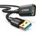 USB დამაგრძელებელი UGREEN US129 (90722), USB 3.0 Male to USB Female, Extension Male Cable, 5m, Black, 2 image