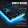 კლავიატურა Royal Kludge RK918 Mechanical Keyboard, Red switch, Wired, USB, Black, 5 image