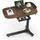 სათამაშო მაგიდა Kingsmith Pneumatic height adjustable table ETD2 Dark walnut, 2 image