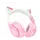 ყურსასმენი Hoco W42 Cat ears BT headphones cherry blossom, 2 image