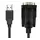 კაბელი Logilink AU0048A USB 2.0 to Serial Cable Black 1.5 m, 3 image