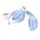 ყურსასმენი Hoco W42 Cat ears BT headphones crystal blue, 3 image