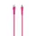 კაბელი TTEC USB-C - LIGHTNING CHARGE/DATA CABLE, 120CM NEON PINK