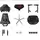 Gaming chair Asus ROG SL400 (90GC0120-MSG010), 6 image