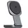 პორტატული დამტენი AUKEY LC-MC211 2-in-1 (Phone + Earphones) Desktop Retractable and Foldable Magnetic Wireless Charger with 1.5M C-to-C Cable, Gunmetal Color, 2 image