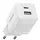 ადაპტერი UGREEN X514 (65006), 20W, 2 Port, Type-C, USB A, GaN Fast Charger, White, 2 image