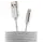 კაბელი CANYON cable MFI-3 Lightning 12W 1m White, 4 image