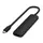 USB ჰაბი SATECHI 4-in-1 USB-C Slim Multiport Adapter 4K (Black)