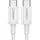 USB კაბელი UGREEN US264 (60520), 60W, Type C 2.0 Male To Male Cable, 2m, White, 3 image