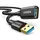 USB დამაგრძელებელი UGREEN US129 (10373), USB 3.0 Male to USB Female, Extension Male Cable, 2m, Black, 3 image