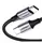 კაბელი Ugreen USB 2.0 C M/M Round Cable 2m Gray Black/50152, 2 image