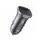 მანქანის დამტენი Dual USB Car Charger Space Gray/30780