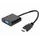 ადაპტერი Gembird A-HDMI-VGA-04 HDMI to VGA adapter 0.15m Black, 2 image