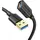 USB დამაგრძელებელი UGREEN US129 (30127), USB 3.0 Male to USB Female, Extension Male Cable, 3m, Black, 3 image