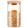 ქილის კონტეინერი Ardesto Jar Golden Moon, 760ml, glass, bamboo, round, golden, 2 image