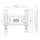 ტელევიზორის საკიდი Vertex VX-TV-WM02F Fixed TV Wall Mount 13"-43", 2 image