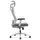 საოფისე სავარძელი Furnee MS-2216B, Office Chair, Gray, 5 image