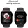 Smart watch Apple Watch Series 11 GPS 46mm Jet Black Aluminium Case with Black Sport Band - S/M (MEUW4RK/A), 4 image
