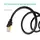 ქსელის კაბელი UGREEN NW107 (11271) Cat7 STP Ethernet Patch Cord Lan Cable 5m (Black), 5 image