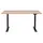 კომპიუტერის მაგიდა 2E Computer Desk CE150WOLD, height 62-128cm, electric motor, tabletop 150 75cm (aged wood), metal base (black), 2 image