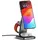 პორტატული დამტენი SATECHI 3-in-1 Foldable Qi2 Wireless Charging Stand (Space Gray) with Type A,C,G plugs, 2 image