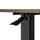 სათამაშო მაგიდა 2E Compact Desk CE710BD, height 71-106cm, gas lift, tabletop 71x40cm (dark wood), metal base (black), 4 image