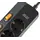 დენის გამანაწილებელი 2E Power strip with surge protection, 3m, 6xTypeF, 16A, 2xUSB-A, 1xUSB-C, black, 2 image