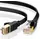 ქსელი კაბელი UGREEN NW106 (11263), CAT7 Patch Cord LAN Cable, 5m, Black