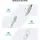 USB კაბელი UGREEN US288 (60133), USB-A 2.0 to Type-C Cable Nickel Plating Aluminum Braid, 2m, White, 2 image