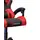 სათამაშო სავარძელი Vertex Noho Gaming Chair Black/Red PVC, 3 image
