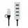 USB ჰაბი Logilink UA0455 USB 3.0 Hub 4xUSB-A 5 Gbit/s 2-in-1 connection Cable Silver, 2 image