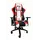 სათამაშო სავარძელი Vertex NITRO Gaming Chair Red/White PU, 2 image