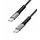 კაბელი Logilink CU0433 4K/60Hz USB Type-C Gen2x2 100W 20Gbps LED Metal Black 1.5m
