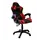 სათამაშო სავარძელი Vertex Noho Gaming Chair Black/Red PVC, 2 image