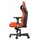 სათამაშო სავარძელი AndaSeat Chair Kaiser 3, PVC leather, 4D-Armrests, orange, 2 image