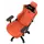 სათამაშო სავარძელი AndaSeat Chair Kaiser 3, PVC leather, 4D-Armrests, orange, 3 image