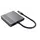 ადაპტერი Gembird A-CM-COMBO3-04 USB Type-C 3-in-1 multi-port Adapter (USB port+HDMI+PD) Space Grey, 2 image