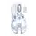 მაუსი GravaStar Mercury M2, BT/WL/USB-A, RGB, Opaline White