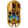 მაუსი GravaStar Mercury X Pro, 8K, BT/WL/USB-A, RGB, Battle-Worn Yellow