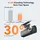 Car Video Recorder DDPAI N1 Dual 1296P FHD Dash Cam 135°, WIFI Front and Rear Cam, Black, 9 image