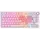 Royal Kludge RKR75-PM-XH RGB Mechanical Keyboard, Cream Switch, Hot Swappable, Wired, USB, Pink Melody