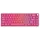 Royal Kludge RKR65-BR-XH RGB Mechanical Keyboard, Cream Switch, Hot Swappable, Wired, USB, Berry Red