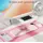 Royal Kludge RKN99-PM-XH RGB Mechanical Keyboard, Cream Switch, Hot Swappable, Wireless, Type-C, Bluetooth, 2.4GHz, Pink Melody, 7 image