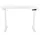 Gaming table 2E Computer Desk CE120W, height 72-120cm, manual mechanism, tabletop 120?60cm (white), metal base (white), 3 image