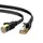 Cable Ugreen Cat 7 U/FTP Lan Cable Flat Design 1m Black/11260, 3 image
