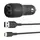 Belkin Car Charger 24W 2xUSB-A, cable USB-A > USB-C 1m, black