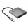 Gembird A-CM-HDMIFDPF-01 4K/60Hz USB-C to HDMI+DP Adapter, 2 image